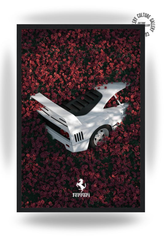Ferrari F40 Flowers
