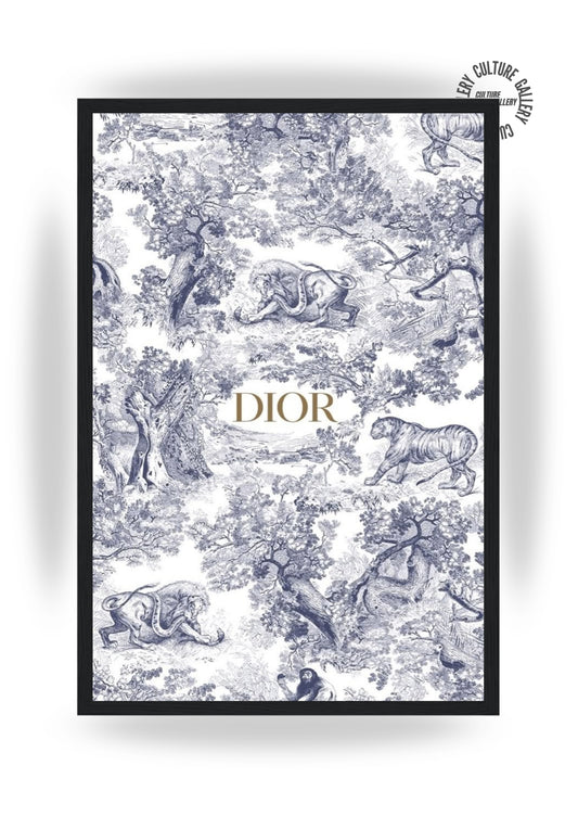 Dior Blue Tapestry